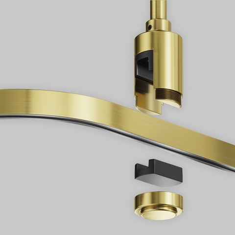 Комплектующие для трековой системы Maytoni Accessories for tracks flarity TRX154-RC80-BS