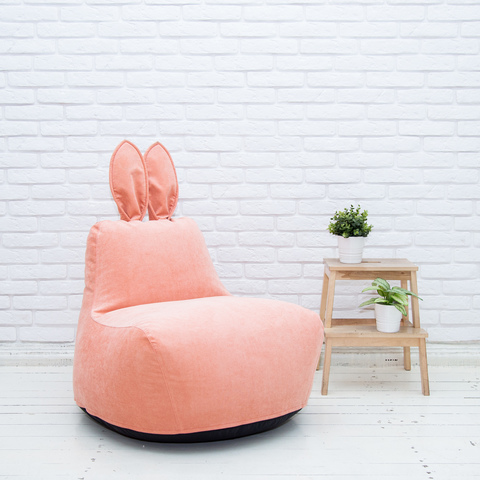 Кролик М микровельвет (персиковый)