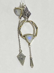 Амза (серьги из серебра)