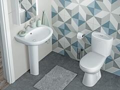 Унитаз-компакт Анимо 1WH110032 с диагональным выпуском