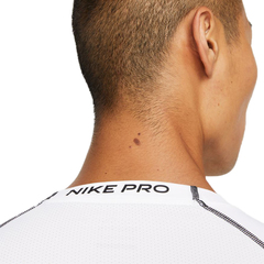 Термобелье Nike Pro Dri-Fit Tight Top SS M - white/black/black