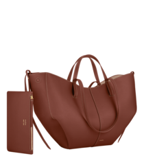 Сумка Polene Cyme EDITION TEXTURED COGNAC