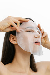 Линия курорта Тканевая маска Очищающая с пептидным комплексом DERMAPUR HP 1 шт
