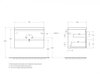 Cezares CEZ1000/500-LV-MR Раковина из литьевого мрамора, 1000x500x150, CEZ1000/500-LV-MR