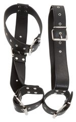 Фиксация на шею и запястья Bad Kitty Neck and Hand Restraints - 