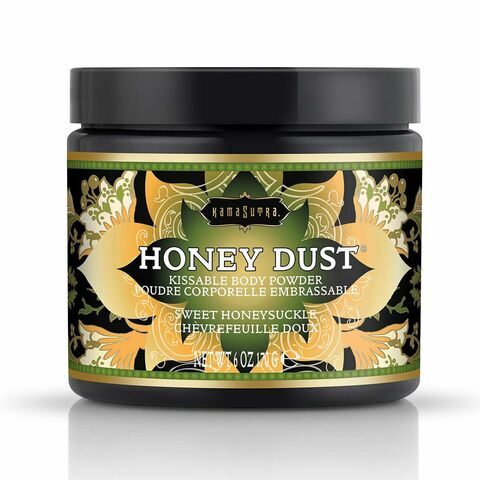 Пудра для тела Honey Dust Body Powder с ароматом жимолости - 170 гр. - Kama Sutra KS12011