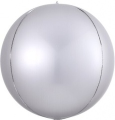 К Мини-сфера 3D, 11''/28 см, Silver (Серебро), 1 шт.