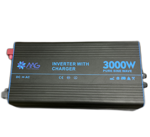 Преобразователь напряжения с зарядным устройством и бесперебойным питанием AAG RSC3000P 3000w (с 12v на 220Вт)