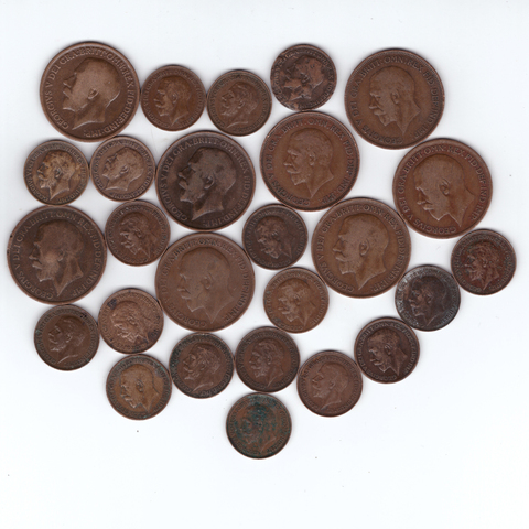 26 монет Георга V