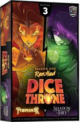 Dice Throne (Трон кубов). Pyromancer vs Shadow Thief на английском
