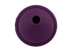 Фиолетовый вакуум-волновой вибратор в форме капкейка - 