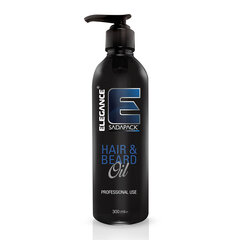 Elegance Hair & Beard Oil Clear - Прозрачное масло для волос и бороды 300 мл