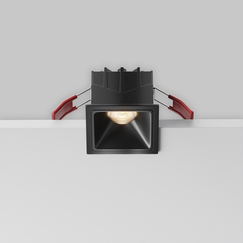 Встраиваемый светильник Maytoni Alfa led DL043-01-10W3K-SQ-B-1