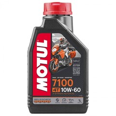 Моторное масло синтетическое Motul 7100 4T 10W-60 1L для мотоцикла