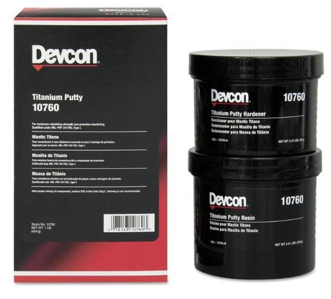 Devcon Titanium Putty (Ti) 10760 -  эпоксидный состав с титановым наполнителем