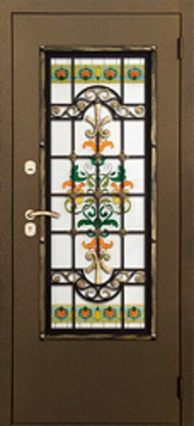 Дверь № 53 U (магнолия сатинат, остекленная экошпон), фабрика Profil Doors