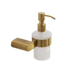 Cezares STYLUS-SOIS-V-BORO STYLUS-SOIS-V-BORO Диспенсер для мыла подвесной, стекло, исполнение брашированное золото фото