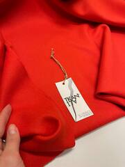 Пальтовая однотонная шерсть (Stella McCartney, 100%шерсть, Пламенный оранжевый, 133)