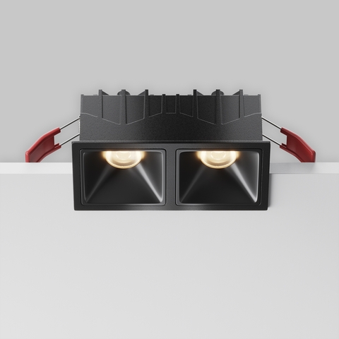 Встраиваемый светильник Maytoni Alfa led DL043-02-10W3K-SQ-B-1