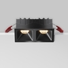 Встраиваемый светильник Maytoni Alfa led DL043-02-10W3K-SQ-B-1
