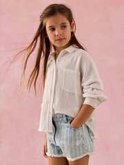 Рубашка для девочки Next AJ9-734, Белый