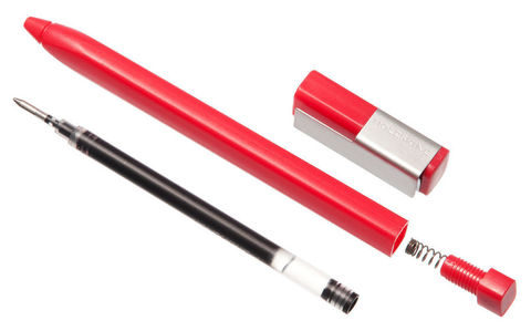 Ручка-роллер Moleskine Classic Plus, красный (EW61RF907)