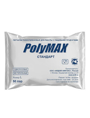 Перчатки полиэтиленовые PolyMAX стандарт р. M