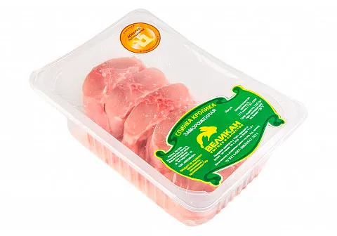 Спинка кролика замороженная, 650г