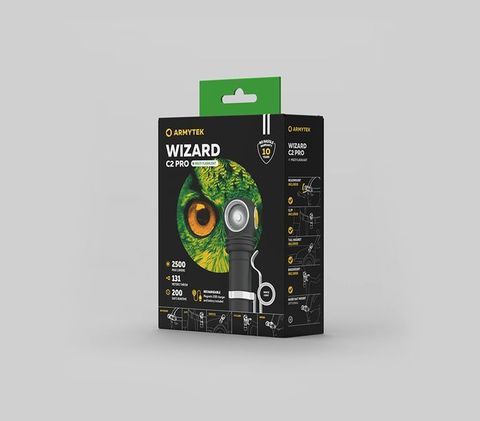 Фонарь Armytek Wizard C2 Pro Magnet USB White