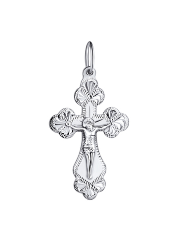 Крестик православный из серебра