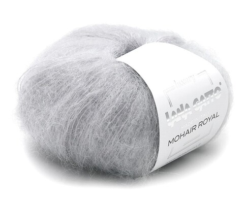 Пряжа Lana Gatto Mohair Royal 9368 пепел