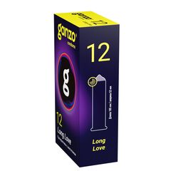 Презервативы с анестетиком для продления удовольствия Ganzo Long Love - 12 шт. - 