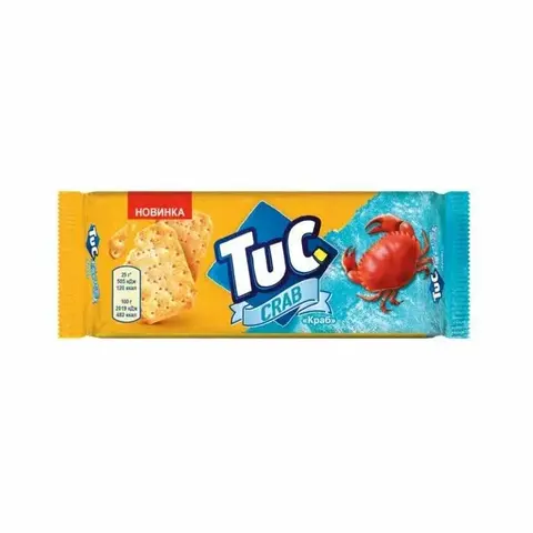 Крекер TUC 100г Краб, шт