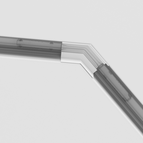 Угол для соединения 135° встраиваемого магнитного шинопровода Maytoni Gravity TRA010CLO-42W