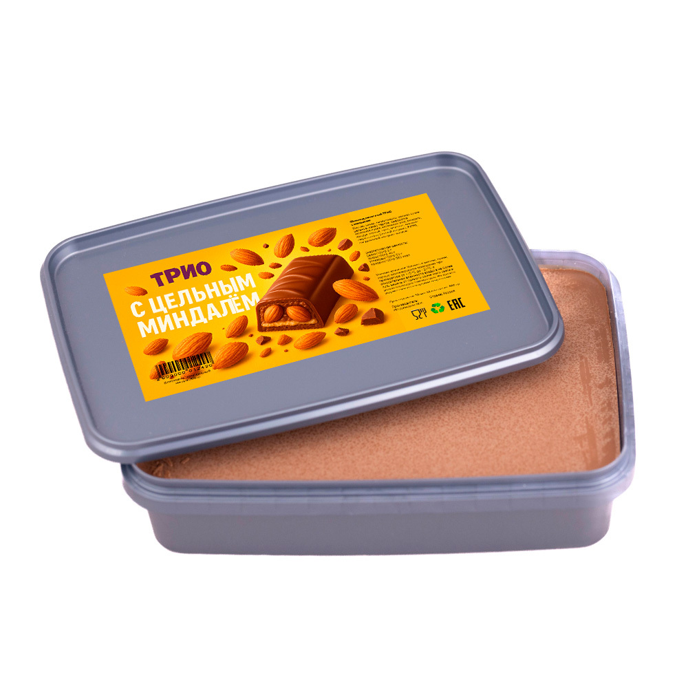Шоколадное "трио" цельный миндаль 800 гр