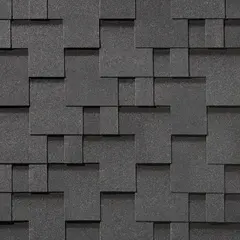 Гибкая черепица Gallery Серый умбра Quiet Tile ( Тихая черепица )