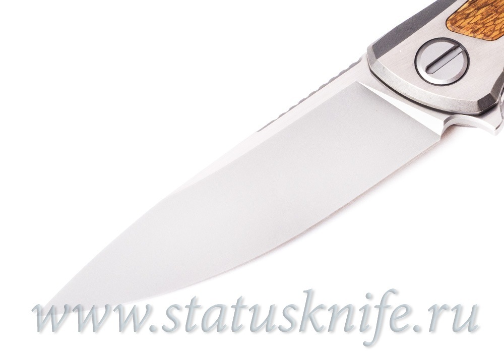 Нож Широгоров Флиппер F95NL Bronze Canaito Wood S90V MRBS