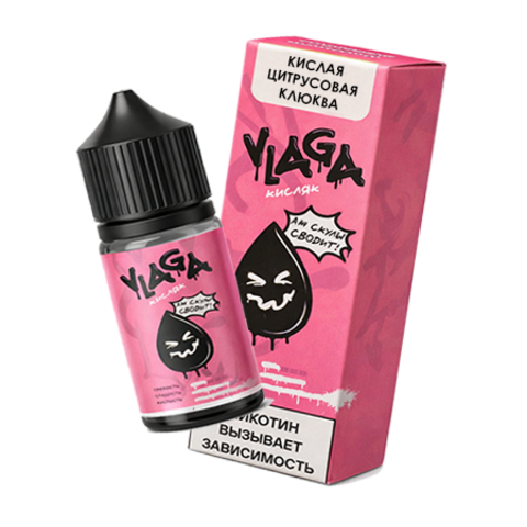 Жидкость VLAGA КИСЛЯК 2% 30 ml - Кислая Цитрусовая клюква