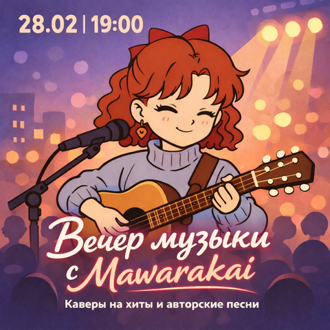 Вечер музыки с Mawarakai (28.02, 19:00)