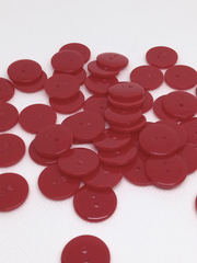 Пуговица 28L (18мм) 2 прокола, пластик, 1 шт