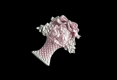 Силиконовый молд Ваза с цветами