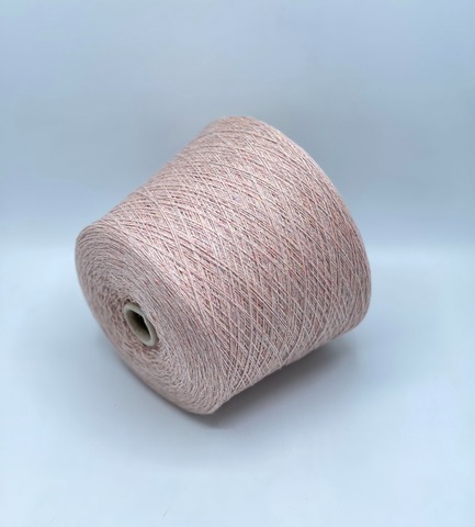 Loro Piana, Coarsehair 2/11 550м, 100%Кашемир,Нежный,персиково-розовый меланж (652),37473