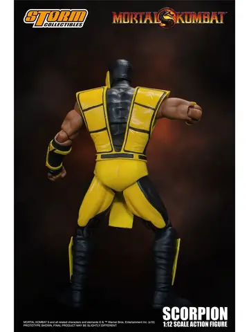 Фигурка Скорпион из игры Мортал Комбат Storm Collectibles 1/12