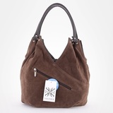 Сумка Саломея 101 эко-замша шоколад