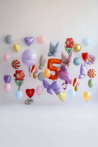 Сет гелиевых шаров Алиса в Стране Чудес