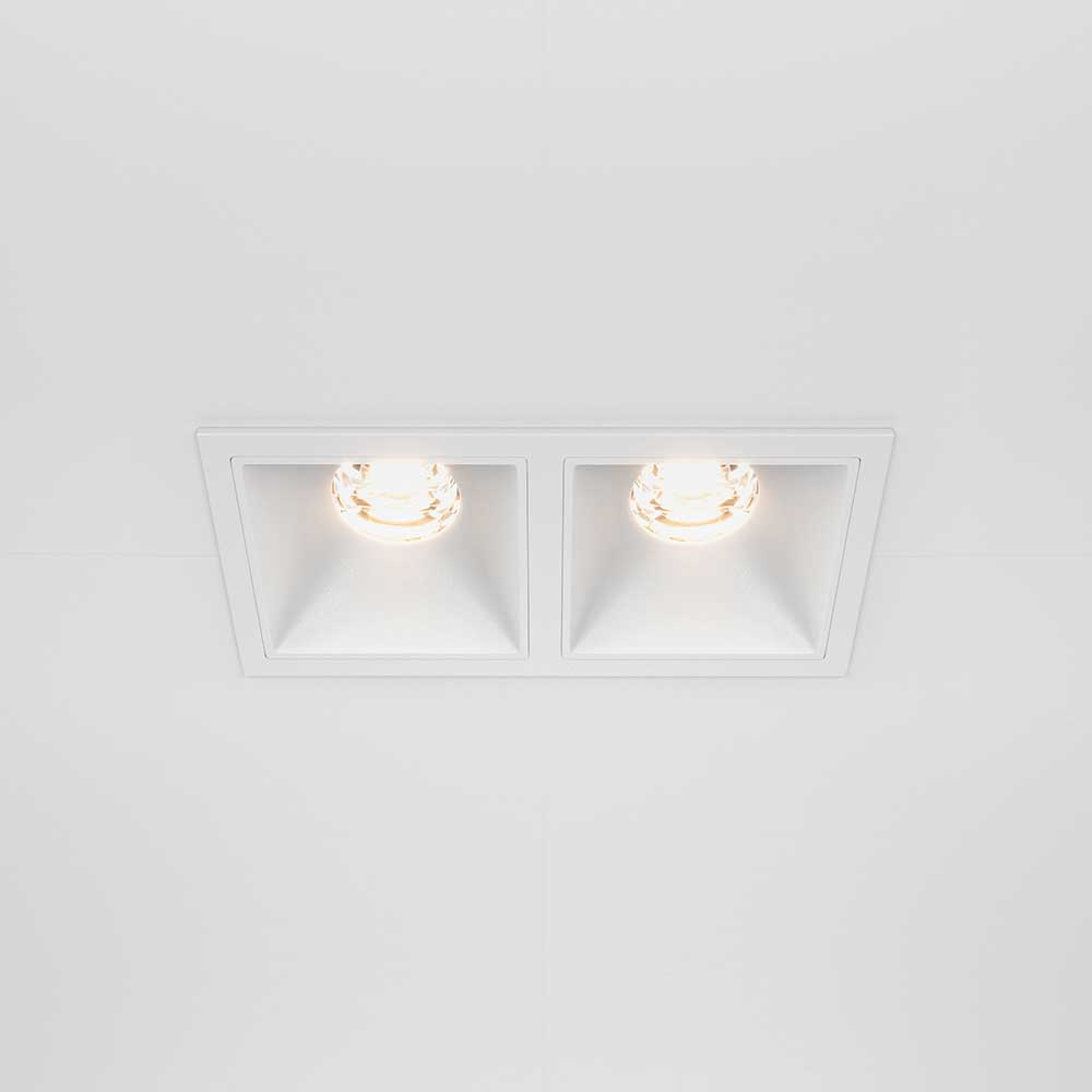 Встраиваемый светильник Maytoni Alfa LED DL043-02-10W3K-D-SQ-W
