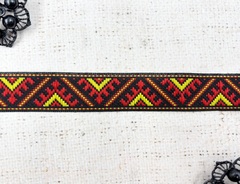 Тесьма жаккард, ш. 2,4 см