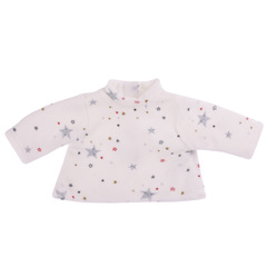 Munecas Antonio Juan Одежда для кукол и пупсов 30-35 см, кофта велюровая, трусики, слюнявчик, шапка (91033-29)