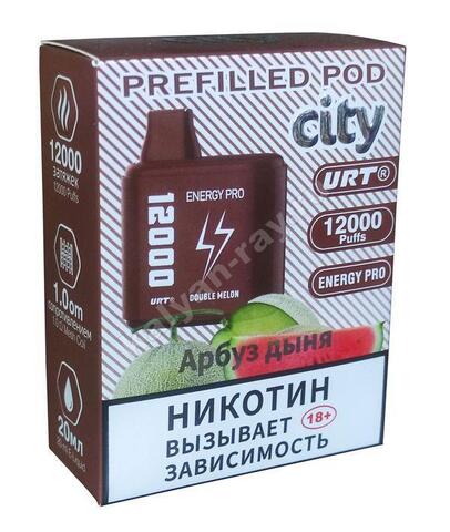Картридж City Energy Pro Арбуз Дыня 12000 затяжек