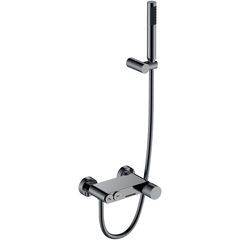 Boheme 123-SGM.2 Смеситель STICK для ванны Shine Gun Metall c ручкой TOUCH фото